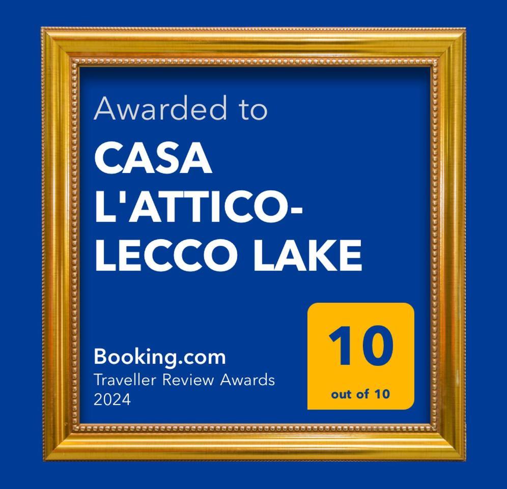 Casa Vacanze Attico Sul Lago Di Lecco, A Due Passi Dal Centro Con Posto Auto Eksteriør billede