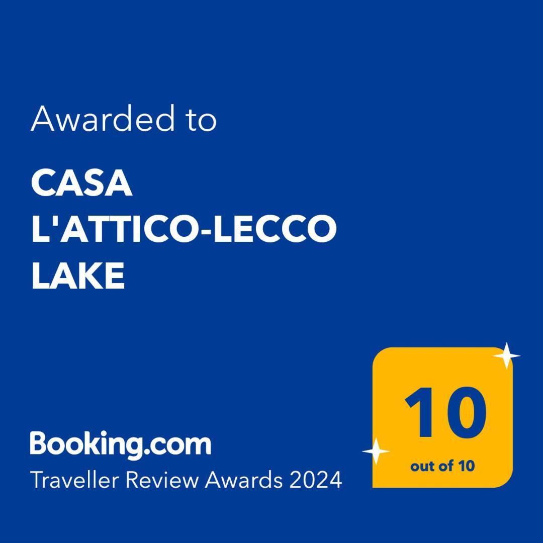 Casa Vacanze Attico Sul Lago Di Lecco, A Due Passi Dal Centro Con Posto Auto Eksteriør billede